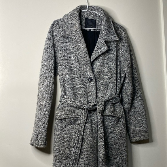 Steve Madden large black&gray coat - Picture 1 of 6